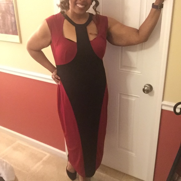 Eloquii Dresses & Skirts - Eloquii Studio Colorblocked Midi Dress Sz 18